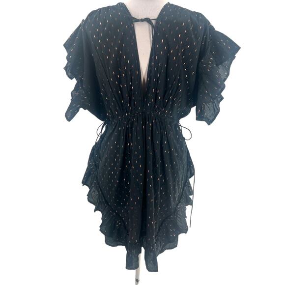 Maria Cher Mariacher Gleam Mini Dress Black Sz L - Picture 4 of 8